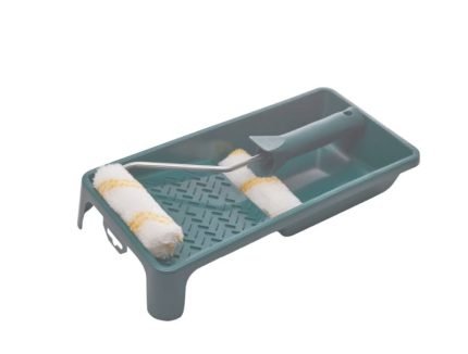 Set valjak zlatna nit 100mm 2+kadica+ručka